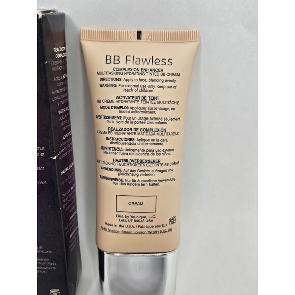 Younique BB cream Complexion Enhancer in Shade Cream 50ml New in Box - Picture 3 of 6